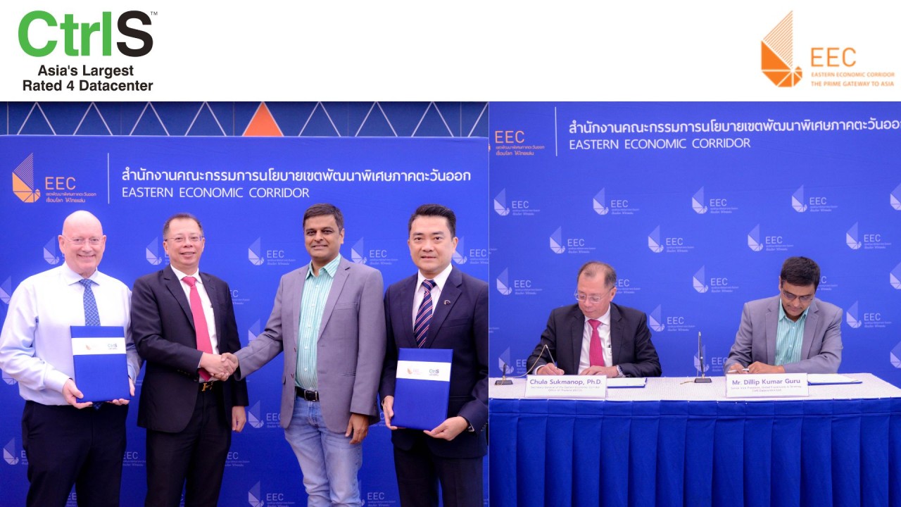 CtrlS and EEC enter into Memorandum of Agreement for Thailand hyperscale datacenter
