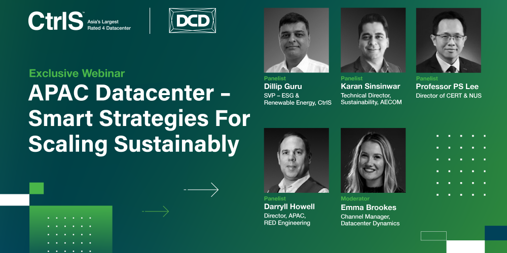 Webinar: APAC Datacenters – Smart Strategies for Scaling Sustainably